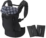 アップリカ 抱っこ紐 コランビギ ナイトブラックBK 【つかれにくい腰ベルトタイプ よだれパッド付】 新生児から使用可 39350