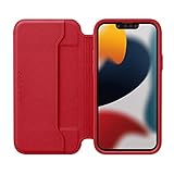 Premium Style iPhone 13 Pro用 ガラスフリップケース レッド PG-21NGF04RD