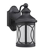 Chloe Lighting CH5781-ORB-OSD1 10.5-Inch Tall Transitional 1-Light Oil Rubbed Bronze Outdoor Wall Sc