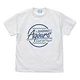 【公式】コスパ COSPA ラブライブ! サンシャイン!! Aqours Tシャツ WHITE XLサイズ 綿