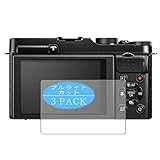 3枚 VacFun ブルーライトカット フィルム ， 富士フイルム FUJIFILM ミラーレス一眼カメラ X-M1 向けの ブルーライトカットフィルム 保護フィルム 液晶保護フィルム（非 ガラスフィルム 強化ガラス ガラス ）
