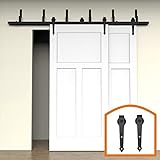 HomeDeco Hardware 引き戸 室内ドア 吊り引き扉 建具リフォーム トラックレール ダイニング 7.5 FT (2.30メートル)