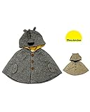 【子供服】 moujonjon (ムージョンジョン) しまうま・ライオンニットソーマント・ケープ S M54173