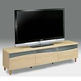 日本製 幅160cm ロータイプテレビボード ナチュラル 完成品