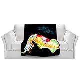 ブランケットウルトラソフトFuzzy 4サイズ！DIANOCHEデザインからby Marley UngaroホームDecor Unique Designer芸術的スタイリッシュな寝室アイデアCouch