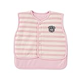 (チャックル) chuckle ボーダー ロングベスト ピンク 50-80cm P9088-00-20