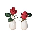 Vickerman AZF11093 Rose Bud Eggs Artificial Plant, Red, 9-Inch [並行輸入品]