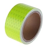 k-outdoor 車用反射テープ 車DIY 警告光反射 リフレクター 5m*5cm 事故防止 夜間に目立つ 耐摩耗性 サイクリング オートバイバイク/自転車用 (イエロー)