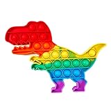 ロボットプラザ(ROBOT PLAZA) プッシュポップバブル 子供 おもちゃ 知育玩具 ストレス解消 洗える スクイーズ玩具 男の子 女の子 大人 対象年齢 6歳以上 (恐竜)