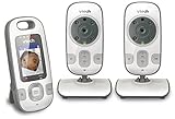 Vtech VM312-2 Safe & Sound Video Baby Monitor with Night Vision and Two Cameras [並行輸入品]