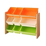 ナチュラル／【3段タイプ】 おもちゃ箱 収納ラック おもちゃ入れ 子ども部屋 整理整頓 片付け 整理整頓 子供 収納スペース 掃除 絵本