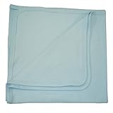 Babywearuk British Made Baby Blanket Sky Blue by BabywearUK