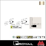 e-kanamono ロイヤル ガラス棚板用ネジ付ダボ12 NDC-12 20mm ニッケルカラー ※10個セット販売商品です