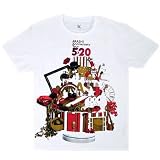 [mKYvBH] 嵐 ARASHI風 5×20 Anniversary Tour デザイン Tシャツ 半袖 メンズ レディース 丸首 プリントTシャツ 綿素材 ゆったり カジュアル 夏服 ライブ風 応援グッズ 非公式 (S)