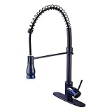 Rozinオイルは青銅ばねLEDライトスプレーキッチンシンク蛇口ミキシングタップwith 10 " Escutcheon RZ6102910