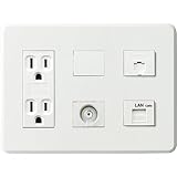 Abaniact(アバニアクト) 情報コンセント TEL/LAN/TV カテ5e AC212VTL
