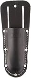 SADDLE LEATHER UTILITY KNIFE HOLDER BLACK