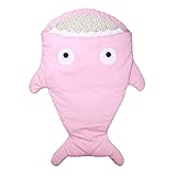 HBF ベビー シュラフ おくるみ 加厚 柔らか 暖かい 通気 サメの形 寝袋 春秋用 全３色