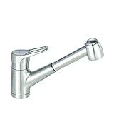 Blanco 441184 Classic Nouveau Pull Out Kitchen, Satin Nickel [並行輸入品]