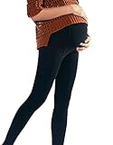 TopwhereマタニティThick Warmタイツパンツの妊娠(ブラック) カラー: ブラック