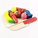 モンテッソーリベビーシャワーギフトセット（17.5センチメートル）ウッドキッズ役割は、キッチンセット家具玩具教育インテリジェンスSuperbaは、カラフルなプレイ