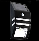 夜間に自動点灯 人感センサーにより強い光に!!! 防犯 エクステリア アースライト 【 ブラック 】 ◆ShirayukiHIME