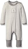 Burt's Bees Baby Organic Snap Shoulder Stripe Coverall