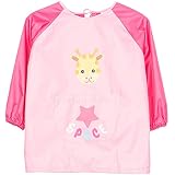 ZZ照明クリエイティブ子供ガウンKids Painting Eating漫画の子のエプロンよだれかけOverclothes長袖防水アートSmock with Front Pocket Cartoon 