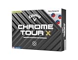 キャロウェイ(Callaway) ゴルフボール CHROME TOUR X 24 TRUTRACK 1ダース(12個入り) 4ピース構造 ホワイト