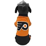 NHL Philadelphia Flyersアスレチックメッシュ犬ジャージー、M、オレンジ
