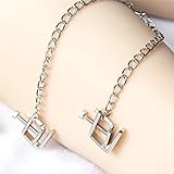 Dagly（TM）ステンレス鋼の乳首クリップレディースメタル乳首クランプクリップチェーンスティミュレータセックス製品