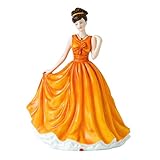 Royal Doulton Birthstone Petites November Figurine, 7", Topaz