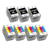 詰め替えインクカートリッジBC-360/361 BC-340/341キヤノン用ink 7個セット BC-340/360XLブラック3個+BC-341/361XLカラー4個 PIXUS MG4130 MG3130 MG2130 MG4230 MG3230 MG3530 MG3630 MX513 MX523 TS5130S TS5130 TS5330用増量版