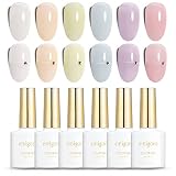 カラージェル emigoro ジェルネイル 6色セット セルフネイル 初心者用 シアーカラージェルネイル 10ml/本 UV・LED対応
