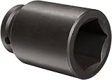 Martin 16650 1-9/16' Type III Opening 3/4' Square Drive Socket, 6 Points Deep, 3-1/2' Overall Length
