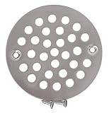 Plumbest C60-814 Decorative Shower Stall Drain Replacement Strainer with Screws, Satin Nickel [並行輸入品