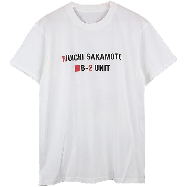 新品◇坂本龍一 B-2 UNIT オフィシャルTシャツ 白 YMO 細野晴臣 新品