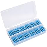 Ginsco 180pcs Insulated Heat Shrink Waterproof Butt Wire Electrical Crimp Terminal Connector 16-14AW