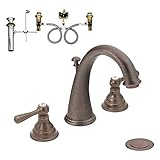 Moen KLKI-D-T6125ORB Kingsley Two-Handle High-Arc Lavatory Faucet, Oil Rubbed Bronze [並行輸入品]