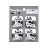 サンリオ(SANRIO) ミニヘアクリップ 4個セット ハローキティ シルバーABS樹脂対象年齢3才以上 159034