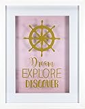 Linden Ave壁飾りave10101 Dream Explore検出、11 " x 14 "