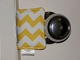 Cushy Closer 100-113 Door Cushion in Yellow and White Chevron [並行輸入品]