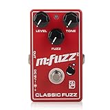 Caline CP-504 ファズ ギター エフェクトペダル トゥルーバイパス アルミニウム合金ケーシング M-FUZZペダル レッド