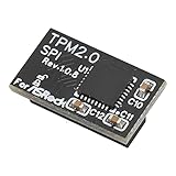 TPM 2.0モジュール、14Pin SPITPM2.0暗号化セキュリティモジュール14PinLPCインターフェイスリモートカードforWindows7 10、 B550、 B450 B460