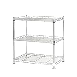 【メタルラック ランキング入賞】 メタル ラック スチールラック 幅45 奥行30 高さ45モデル【ルミナス正規品 12.7mm ポール スーパーライト ミニラック MR3-30WP】 棚 3段 キッチンラック 卓上ラック 台所 シンク 整