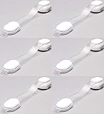 Safety 1st Adjustable All Purpose Latch Door Strap 6 Count [並行輸入品]