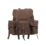 ロスコ アメリカ軍タイプ アリスパック ミニ HWキャンバス - G.I. TYPE HW CANVAS MINI ALICE PACKS (アースブラウン)