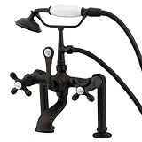 Kingston Brass CC109T5 Vintage Leg Tub Filler with Hand Shower, Oil Rubbed Bronze [並行輸入品]