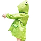 （ヤンググロリ）YOGLY 体を守る！ 安全　薄い　オシャレ レインコート 子供 キッズ こども 用 レインコート ポンチョ かわいい レインウェア ベビー用レイングッズ サイズ