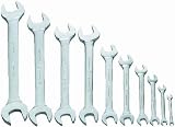 Williams WS-1710A 10-Piece Double Head Open End Wrench Set [並行輸入品]